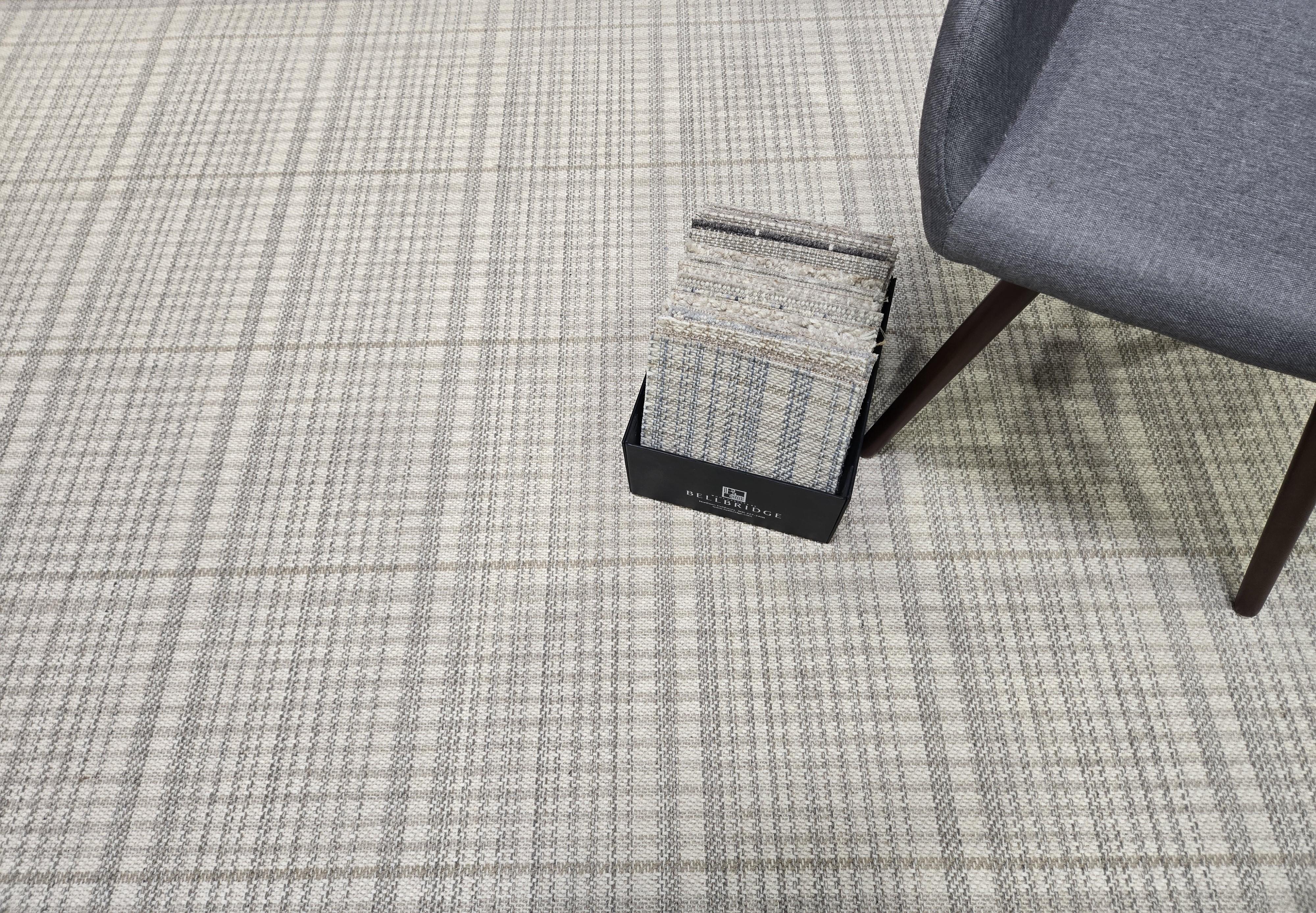2nd image of CHICQUE PLAID GREY CLOUD