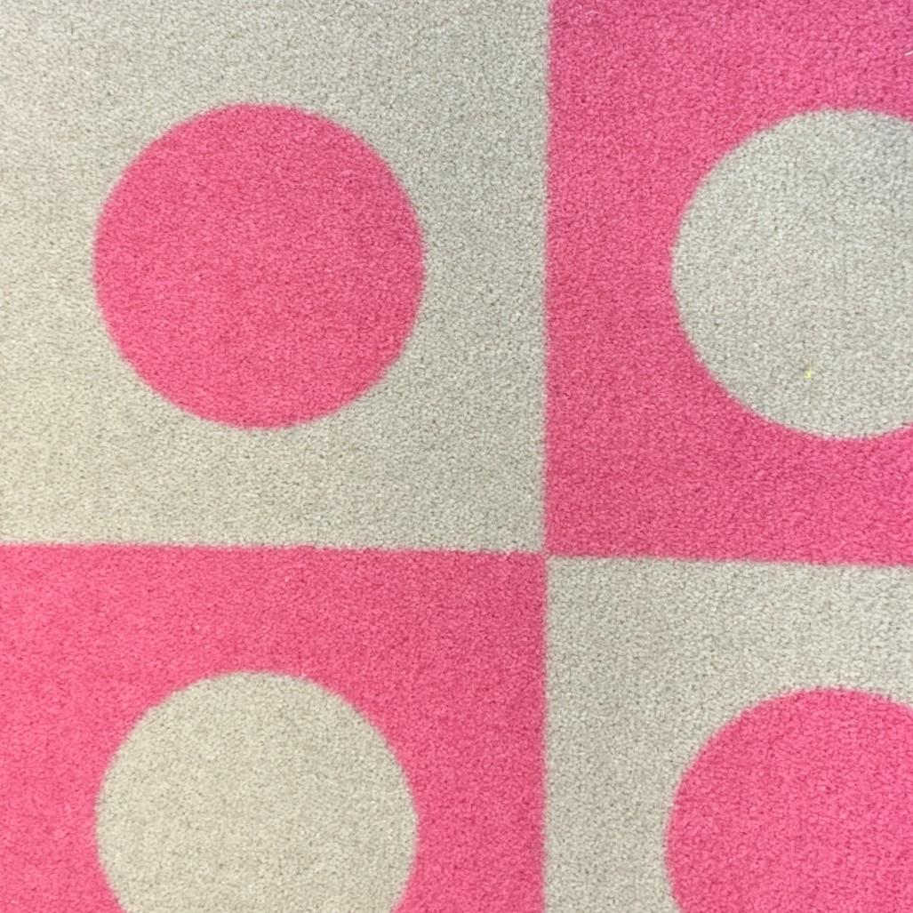 Image of CIRCLES IN SQUARES PINK