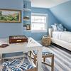 2nd image thumbnail of LINEN STRIPE BLUE/SAND